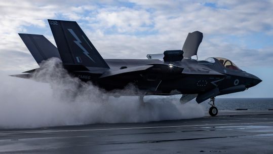 F-35 on HMS Prince of Wales