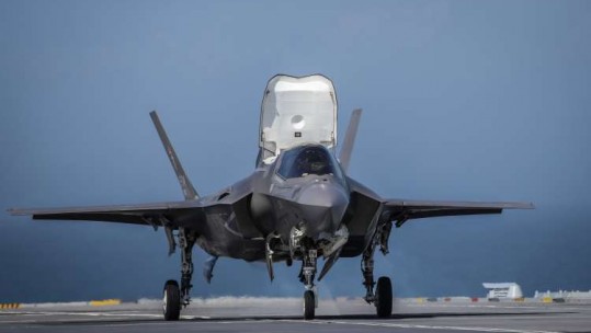 F-35B on HMS Elizabeth