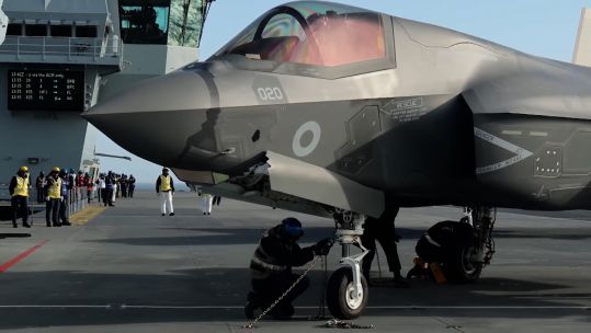 The RAF and Royal Navy operate the small carrier-friendly F-35B variant