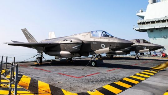 F-35B Lightning jets from 207 Squadron join HMS Prince of Wales aircraft carrier for Carrier Qualification training 06092021 CREDIT HMS Prince of Wales TWITTER