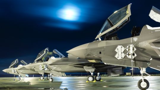 F-35B Lightning jets delivered to RAF Marham in 2020 (Picture: RAF).