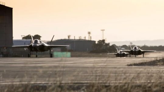 Cover image: Library image of RAF F-35Bs on the runway at RAF Akrotiri (Picture: MOD).