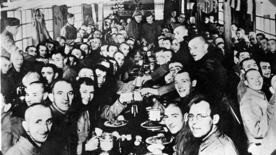 FEPOWs at Christmas. Credit: Royal Norfolk Regimental Museum