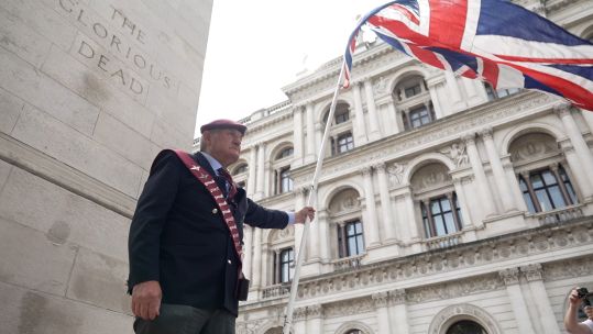 NI veterans stage protest