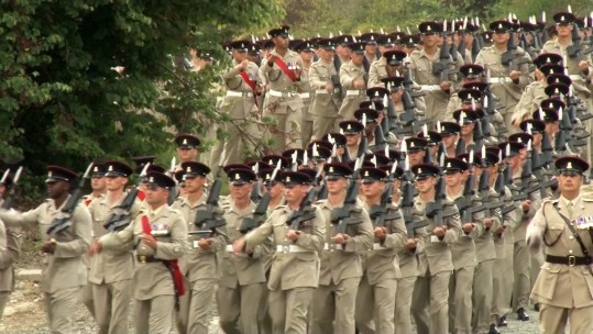2 YORKS Mark Formation Day in Cyprus