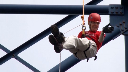 Abseiling from The Big One for ABF The Soldiers&#039; Charity