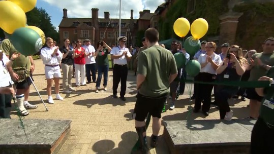 Injured Grenadier Guard Walks 10km for Charity