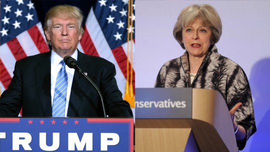 Trump and May