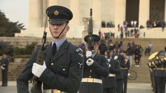 Queen's colour squadron in the US