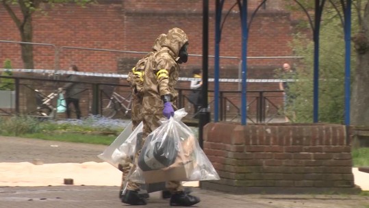 Around 200 military personnel have been helping with decontamination following the nerve agent attack.
