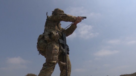 British Army reservists exercise