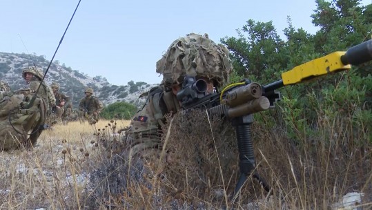  3rd Battalion The Royal Anglian Regiment train in Cyprus 