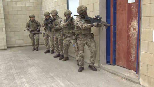 2 YORKS Use Police Facility To Train For Afghanistan