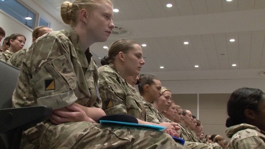 Servicewomen at NATO Gender Advisor conference