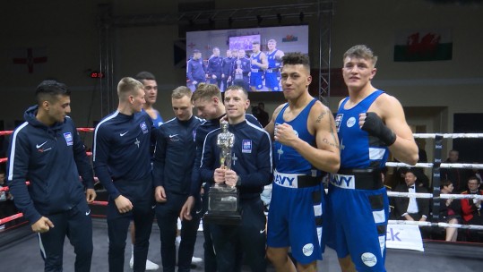 Royal Navy Inter-Services Boxing win 2018