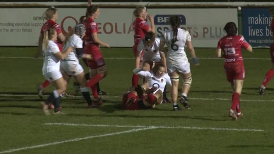 Disappointing Match For Army Women's Rugby Team