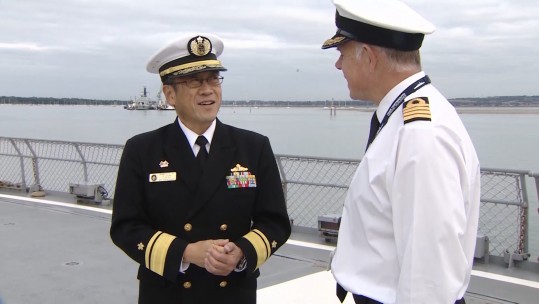 Japanese Navy visit Portsmouth