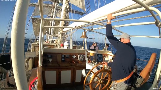 JSL Tall ship arrives in Scotland