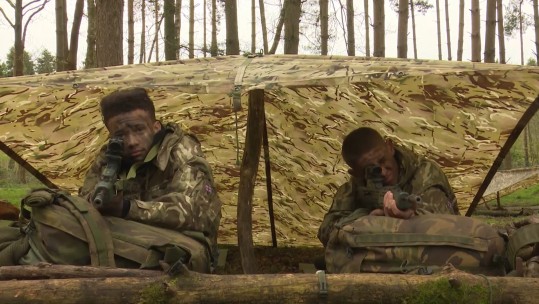 Students at LifeMAPS Army camp