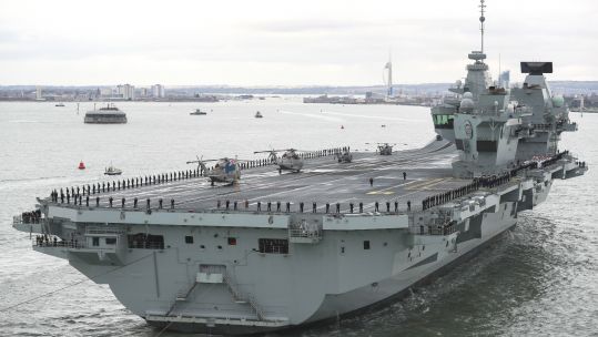 HMS Queen Elizabeth Crown Copyright 2019 