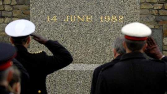 Port Stanley Memorial To 255 British Troops Who Died In Falklands War 