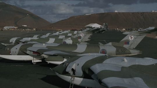 Falklands conflict aircraft (Picture: MOD).