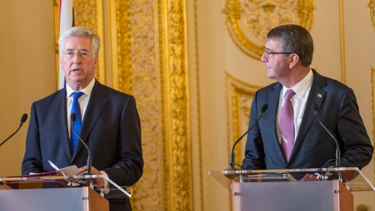 British And American Defence Secretaries Condemn Russian Actions