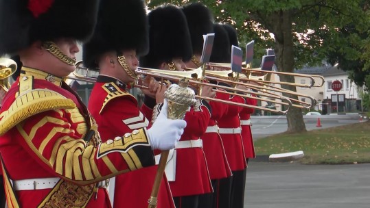 Farewell parade. 