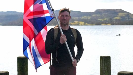Farren Morgan finished the 1000 mile 'ruck' in 25 days 