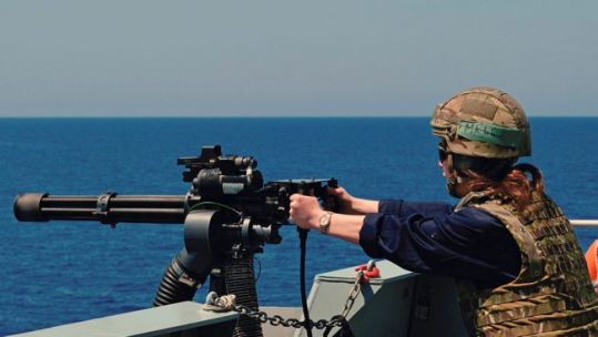 Female sailor on HMS Kent