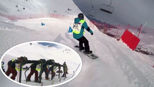 Meribel 2018 boardercross event