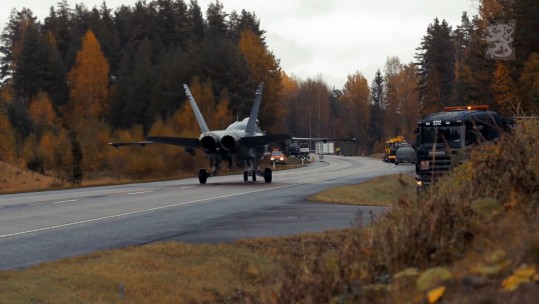 WATCH: Military Jets Take To The Road
