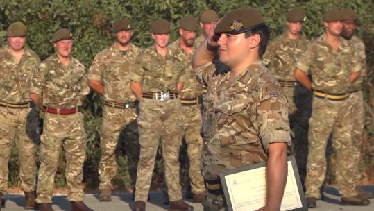First Battalion the Princess of Wales’s Royal Regiment’s Minden Day 30082024 CREDIT BFBS