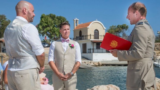 Same-Sex Marriage First For British Army Sergeant In Cyprus