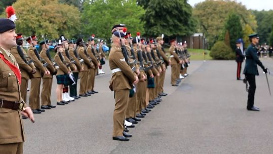 First passing out parade takes place under reign of King Charles 03102022 CREDIT BFBS