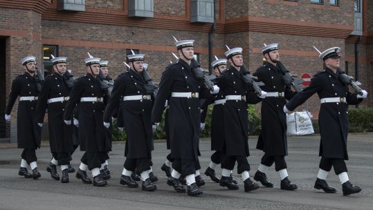 Cover image: The Royal Navy contingent has been declared ready to guard Windsor Castle (Picture: Royal Navy).