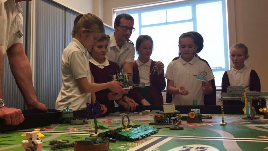 First Lego League Royal Navy STEM Ambassadors School Children Screen Grab