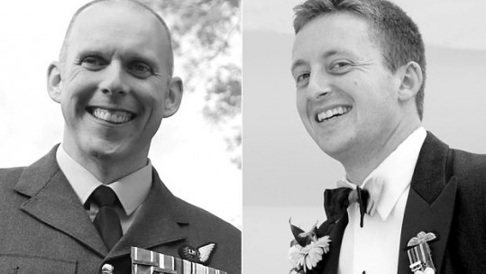 Flight Lieutenants Geraint Roberts, Alan Scott