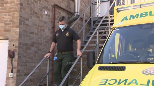 Forces supporting South Central Ambulance Service in Bracknell.