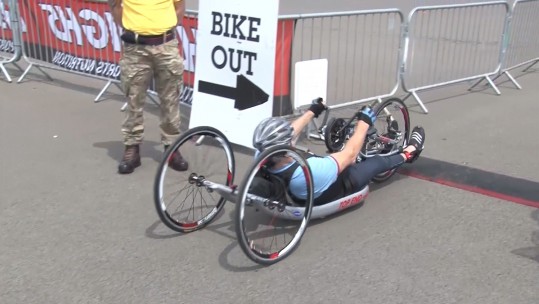 Forces Paralympians &amp; Invictus Athletes In Rehab Triathlon
