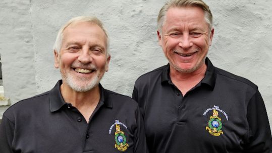 Former Royal Marines Alan Chambers and David Thomas South Pole expedition 271123 CREDIT Alan Chambers and David Thomas Just Giving