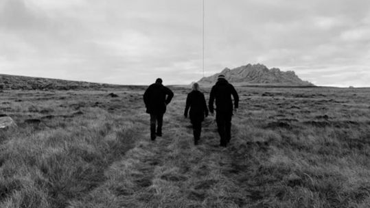 Former Scots Guards Jim and Jon back in the Falklands on a return to battle site with a charity for archaeological dig 40 years on (Picture: Mapping 1982/Twitter).