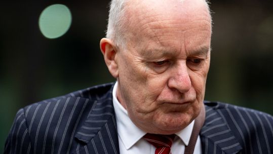 Former human rights lawyer Phil Shiner outside Southwark Crown Court 10122024 CREDIT PA DO NOT REUSE
