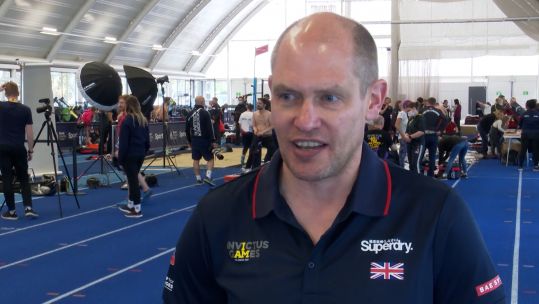 Former member of the RAF Dan Tasker, who is competing for Team UK at the Invictus Games The Hague 2020
