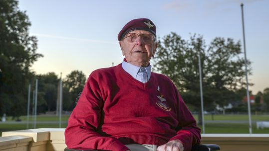 Former paratrooper Sandy Cortmann (Picture: PA).