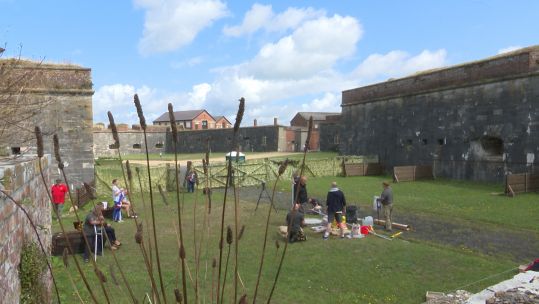 Fort Cumberland veterans camp.