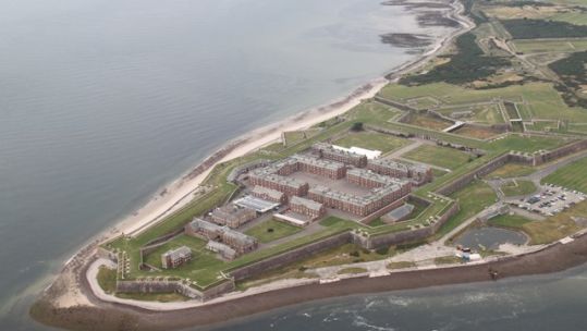 Aerial image of Fort George