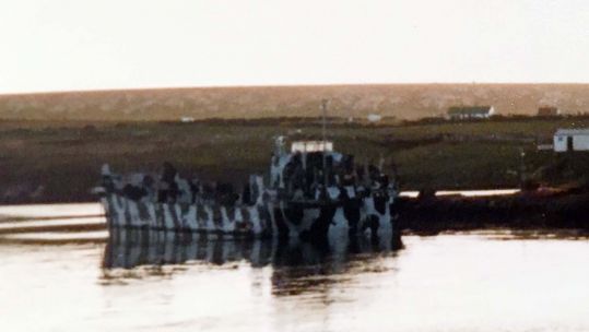 Foxtrot Four Flaklkands landing craft (Picture: Royal Navy).