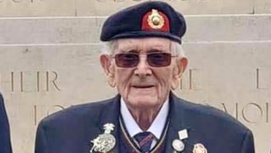 Frederick 'Fred' Fitch, one of the last Royal Marines who served on D-Day (Picture: Royal Navy).