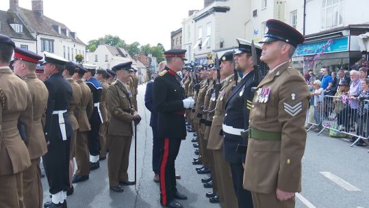 Freedom of Bicester parade 090719 CREDIT BFBS